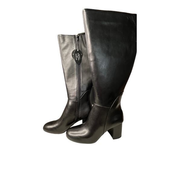 INC International Concepts Shoes - INC International Concepts Black Wide Calf Boots Size 7M